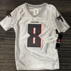 NWT Atlantic Falcons #8 Kyle Pitts NFL Team Apparel Girls Small 6/6X